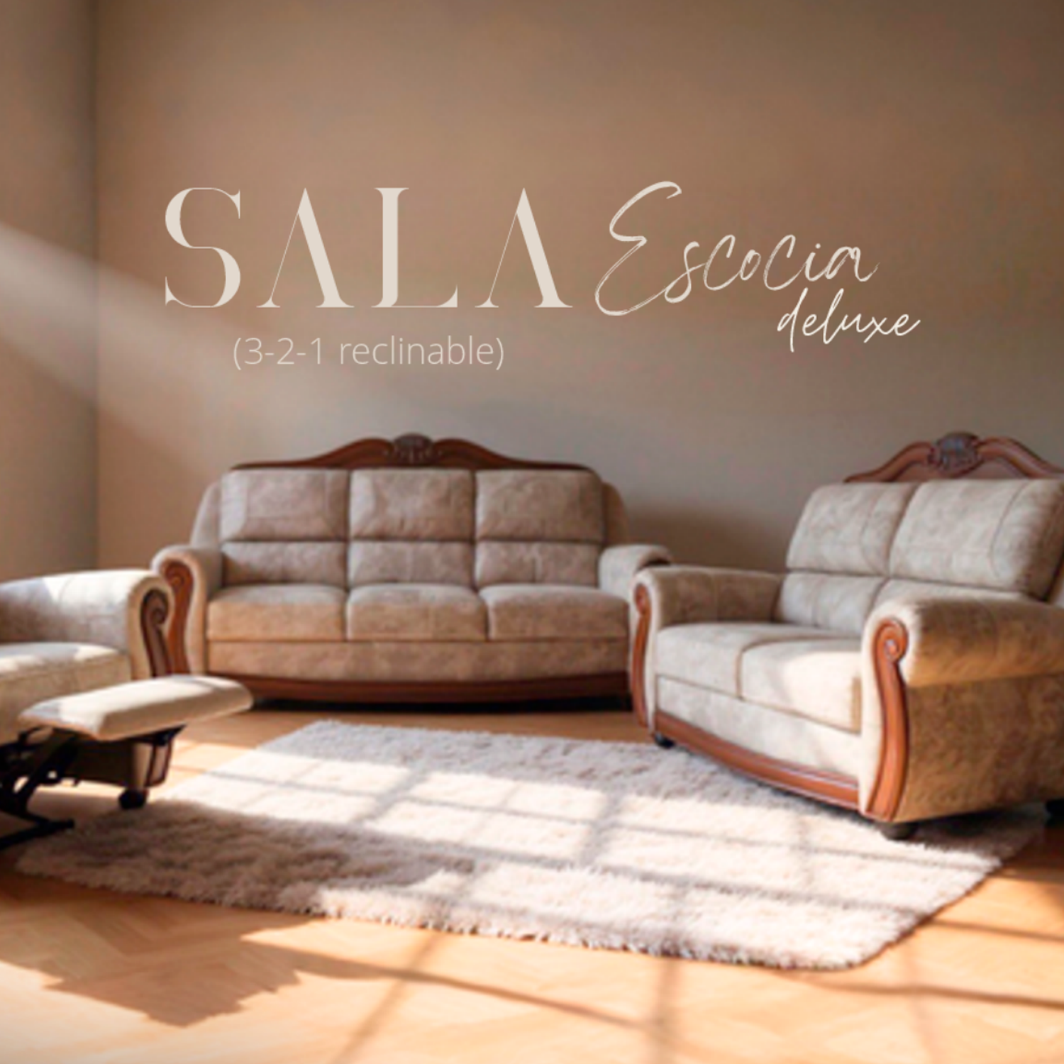 Sala Escocia Deluxe (3-2-1 Reclinable)